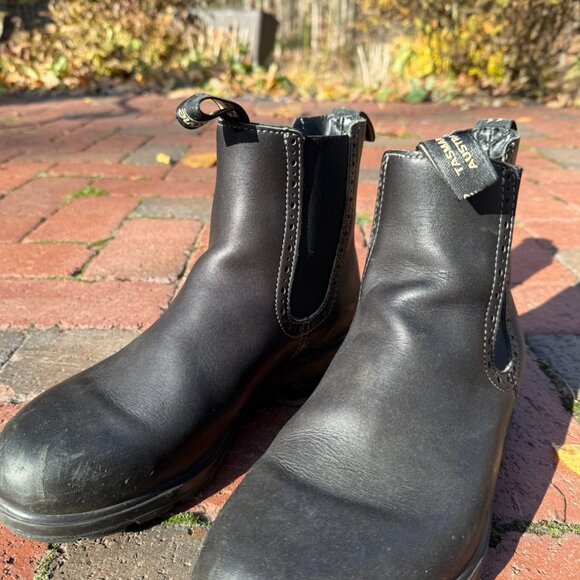 Blundstone 1448 Women's Classic Chelsea Rustic Black Leather Boots - Picture 3 of 8